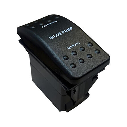 POMPA IŞIKSIZ 3P (ON)-OFF-ON 12-24V YAYLI MARIN SWITCH (IC-134M-S10) 