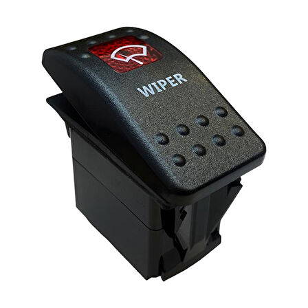SİLECEK IŞIKLI 3P ON-OFF 12-24V MARIN SWITCH (IC-134M-S12) 