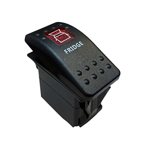 BUZDOLABI IŞIKLI 3P ON-OFF 12-24V MARIN SWITCH (IC-134M-S14) 