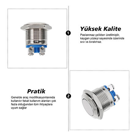 IC-182 D98 BUTON METAL DÜZ 19MM PBS28B-2 