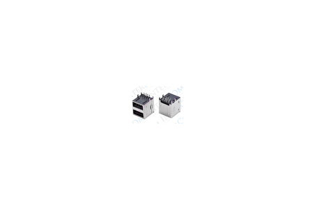USB 2.0 ŞASE A DİŞİ İKİLİ 90 MAVİ (IC-265E) 