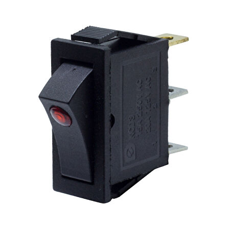 IŞIKLI TEKLİ MERCEKLİ ANAHTAR (IC-113A) 