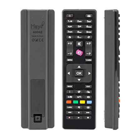 VESTEL-SEG-REGAL RC4875 KARE GÖBEK MİNİ LCD LED TV KUMANDA (40042=34375) 