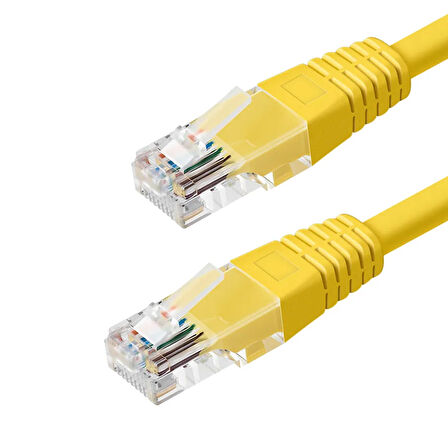 ELEKTROMER 1.5 METRE SARI 24 AWG CAT5 KABLO 