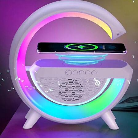 KABLOSUZ ŞARJLI 7 RENKLİ TAŞINABİLİR HOPARLÖR BT2301 