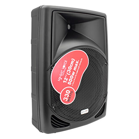 MAGICVOICE MV-3412 30 CM 500 W 12 PLASTİK KABİN PASİF HOPARLÖR (KÖPÜKSÜZ GÖNDERİLMESİN) 