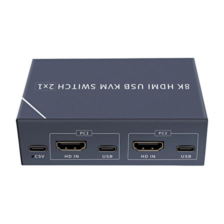 8K HDMI USB KVM SWITCH 2X1 