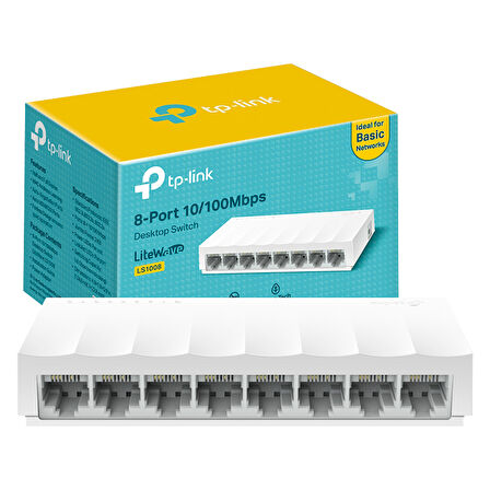 8 PORT 10/100 MBPS ETHERNET SWITCH LS1008 