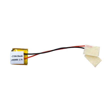 3.7 VOLT 30 MAH LİTYUM POLİMER PİL SOKETSİZ 