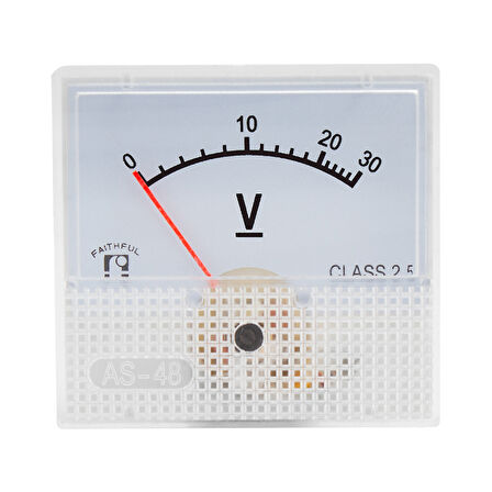 DC ANALOG VOLTAJ GÖSTERGE 45X48MM 0-30V IC-230A 