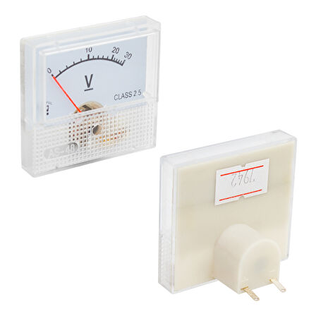 DC ANALOG VOLTAJ GÖSTERGE 45X48MM 0-30V IC-230A 
