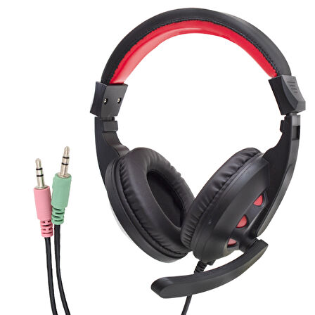 MAGICVOICE A-65 MİSDE 3.5MM AUX GİRİŞLİ RGB IŞIKLI KULAKÜSTÜ MİKROFONLU OYUNCU KULAKLIK 