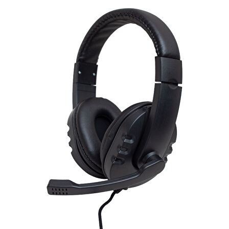 HL-5351 3.5MM STEREO KABLOLU LEDLİ MİKROFONLU OYUNCU KULAKLIK SİYAH 