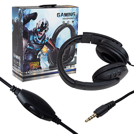 HL-5351 3.5MM STEREO KABLOLU LEDLİ MİKROFONLU OYUNCU KULAKLIK SİYAH 