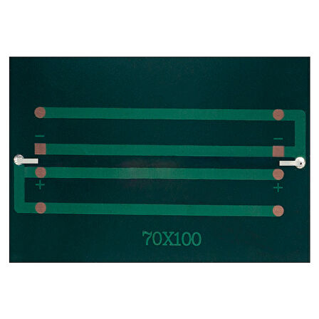 SOLAR GÜNEŞ PANELİ 70 X 100 MM 6 VOLT (ÖĞRENCİLER İÇİN) 