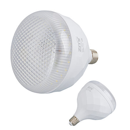 50W KRİSTAL CAMLI T-BULB BEYAZ LED AMPUL E27 6500K (15X19MM) 