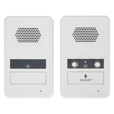 INTERCOM ÇİFT YÖNLÜ 200 METRE MENZİLLİ VEZNE GİŞE MİKROFON SETİ DA-241 