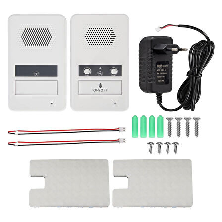 INTERCOM ÇİFT YÖNLÜ 200 METRE MENZİLLİ VEZNE GİŞE MİKROFON SETİ DA-241 