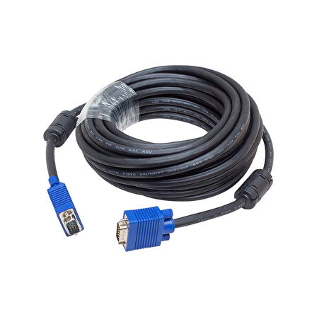 VGA KABLO 15 PİN 3+6 ERKEK/ERKEK 5M KUTULU 