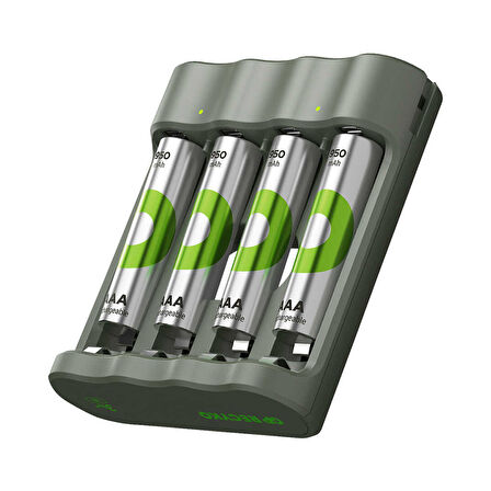 GP RECYKO B441 4 X 950 MAH R03 AAA PİLLİ ŞARJ CİHAZI (GP-B441/100HCER21-2GTLB4) 