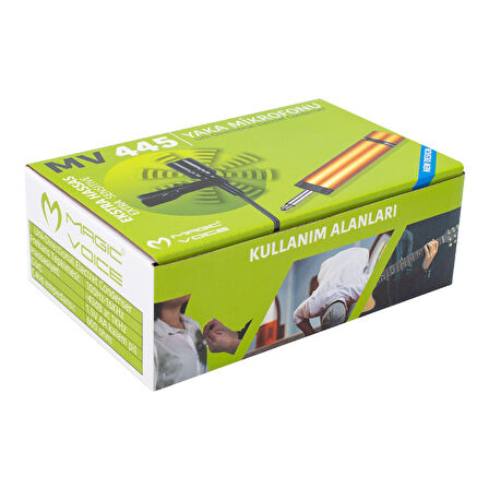 MAGICVOICE MV-445 600 OHM 5 METRE KABLOLU ÇANTALI YAKA MİKROFONU 