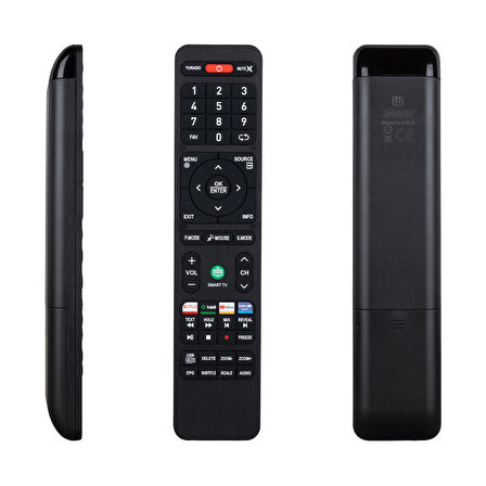 ONVO-SABA-NORDMENDE-MORIO BEIN - TABII- NETFLIX- YOUTUBE TUŞLU ANDROID SMART LCD TV KUMANDA 