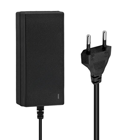 12.6 VOLT - 3 AMPER 5.5*2.5 + UÇLU LEDLİ YERLİ ÜRETİM MASAÜSTÜ ŞARJ ADAPTÖRÜ (OUT:12V3A) 