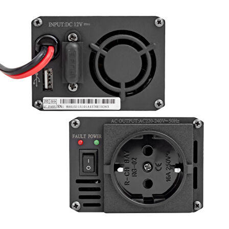 MS-150W 12 VOLT - 150 WATT MODIFIED SINUS INVERTER 