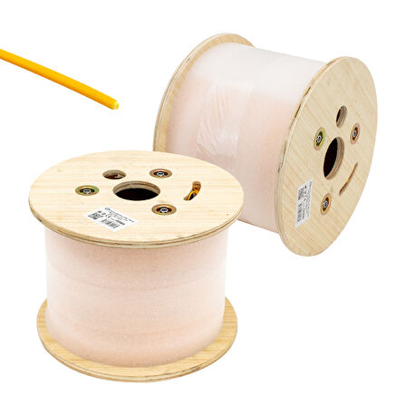 FİBER KABLO SARI 1 HAT LSZH 1000 MT RULO (ONE LINE FIBER) 