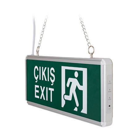 3W TEK YÖN ACİL ÇIKIŞ YÖNLENDİRME TABELASI - LAMBASI (38X30X36MM) 