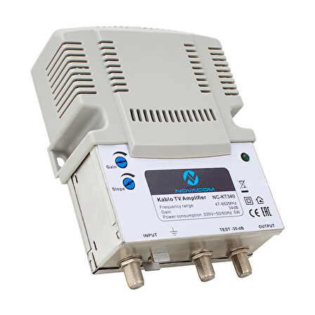 NC-KT340 47-862MHZ 34DB KABLO TV AMPLİFİER HAT YÜKSELTİCİ 