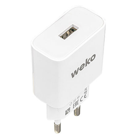 WK-21436 M7 2.1 AMPER ŞARJ BAŞLIK ADAPTÖRÜ + MICRO USB KABLO (NO:3) 