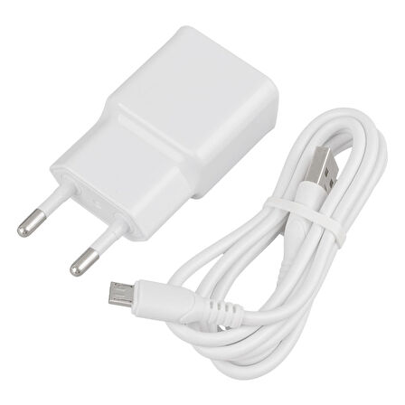 WK-21434 S6 2.1 AMPER ŞARJ BAŞLIK ADAPTÖRÜ + MICRO USB KABLO(NO:3) 