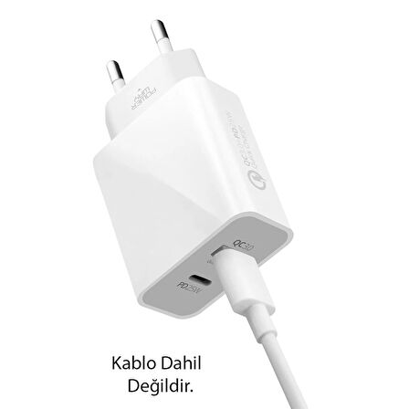 USB 3.0 / TYPE-C 25W 3.0A HIZLI ŞARJ ALETİ BAŞLIĞI PD25W 
