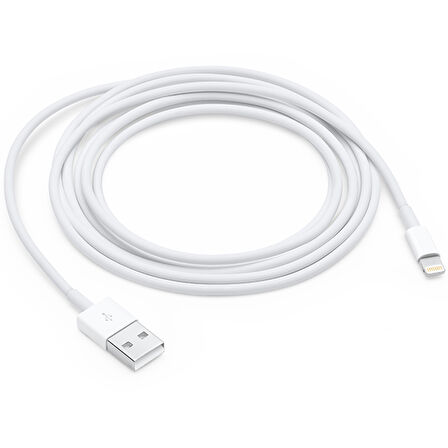 IOS/IPHONE SERİSİ BEYAZ LIGHTNING ŞARJ VE DATA KABLOSU 