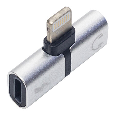 IPHONE LIGHTNING ŞARJ VE KULAKLIK ÇEVİRİCİ ADAPTÖR JACK 
