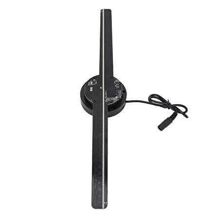F-1 12 VOLT 170 DERECE GÖRÜŞ AÇILI 430 MM X 430 MM X 39 MM SMART 3D HOLOGRAM FAN 