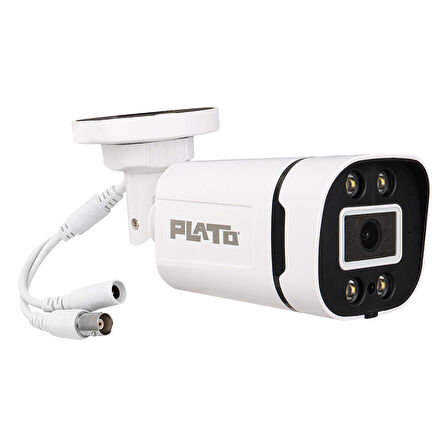 2MP 4 WARM LEDLİ 3.6 MM GECE RENKLİ GÖRÜŞ PLASTİK KASA AHD BULLET KAMERA 
