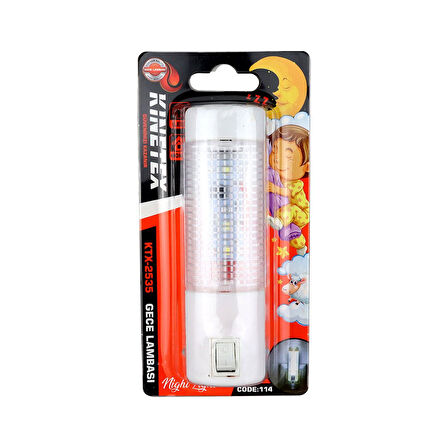CODE-114  SİLİNDİR   0.1W  GECE LAMBASI KTX-2535 