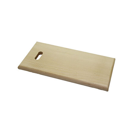 20X40CM   KALIN=2.5CM  AHŞAP KESİM PANOSU - ET TAHTASI  EL GEÇMELİ KULP 