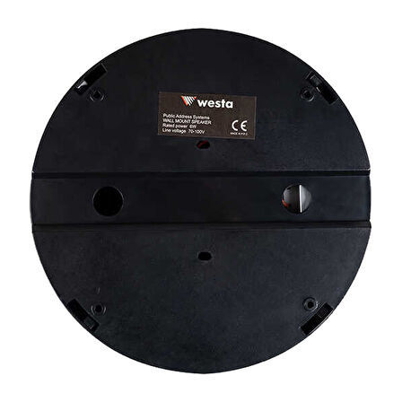 WS-1119TB 13 CM SIVA ÜSTÜ SİYAH TAVAN HOPARLÖR 