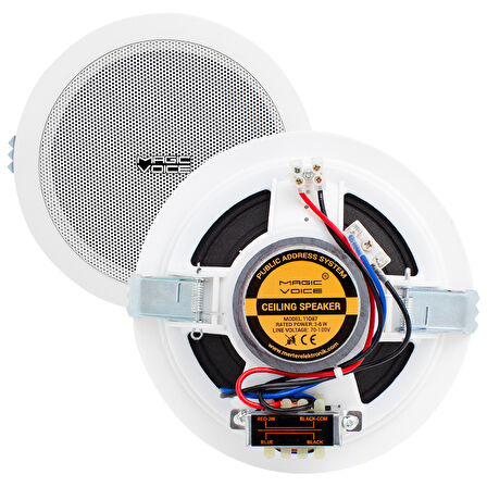 MV-11087 16 CM MAX 20W 100V ALÇIPAN HOPARLÖR TRAFOLU 
