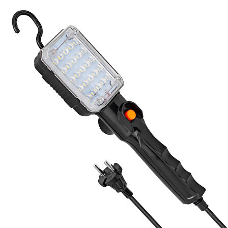SEYYAR 10MT KABLOLU 25 LEDLİ ÇALIŞMA LAMBASI (ARABA TAMİRİ VB İÇİN) 