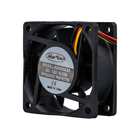 IC-216 FAN 60*60*25MM 12V DC 3 KABLOLU 6X6 FAN 