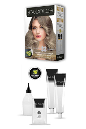 2 Tüp Krem Saç Boyası Seti ElSarısı No:9.1