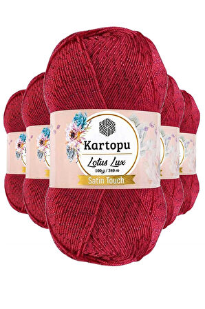 5 Adet Bikini Büstiyer Bluz Simli Örgü İpi K141 Fuşya