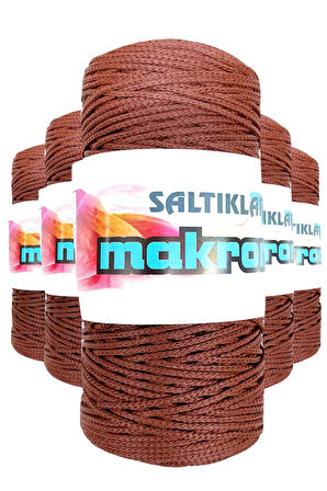 5 Adet Makrome İpi 2060 Taba 100 gr