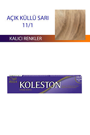 Tüp Boya Saç Boyası Açık Küllü Sarı 11/1
