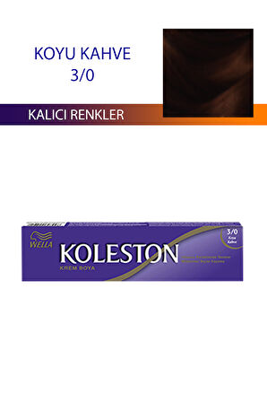 Tüp Boya Saç Boyası Koyu Kahve 3/0