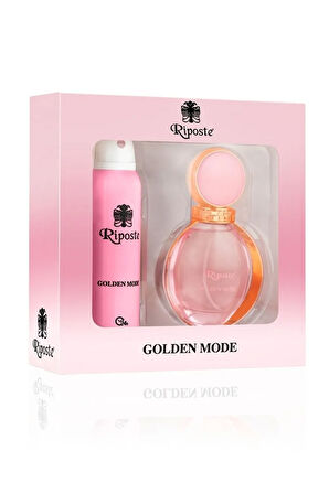 Kadın Parfüm & Deodorant Seti Golden Mode For Women 85 Ml